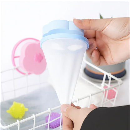 Set de 4 capsules ramasse-poils pour machine à laver