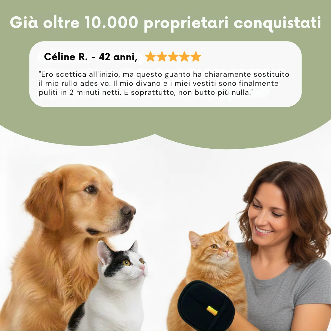 FurFree™ – Gant Anti-Poils Réutilisable & Écologique