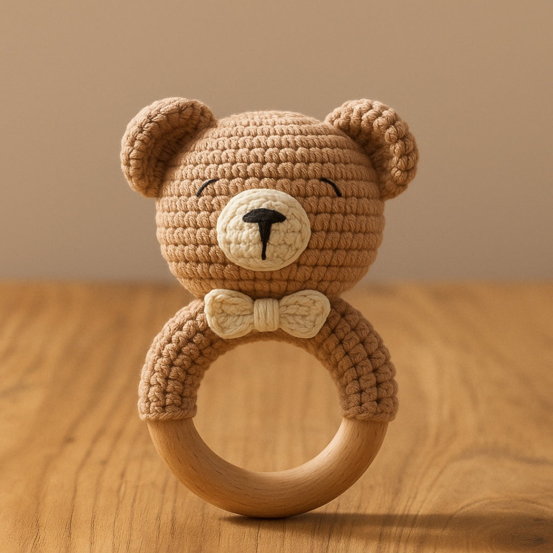 Hochet Musical en Crochet – L’Éveil Tout en Douceur