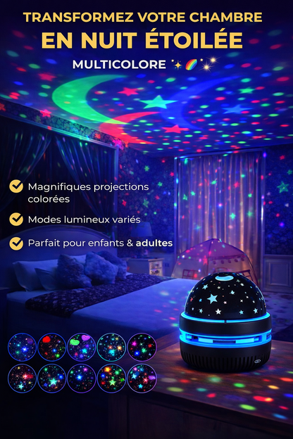 Projecteur Ciel Étoilé Multicolore